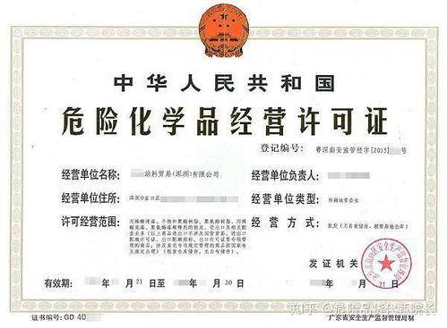危險(xiǎn)化學(xué)品出口資質(zhì)要求